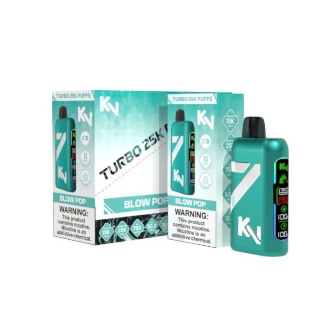 KV TURBO 5% DISPOSABLE (90ML) TURBO MODE - 15K & REG. MODE - 25K PUFFS 5CT/ BOX - Image 7