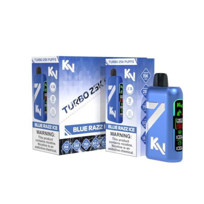 KV TURBO 5% DISPOSABLE (90ML) TURBO MODE - 15K & REG. MODE - 25K PUFFS 5CT/ BOX - Image 8