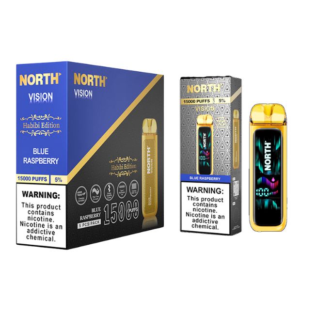 NORTH VISION HABIBI EDITION 5% DISPOSABLE (75ML) 15K PUFFS 5CT/ BOX - Image 2