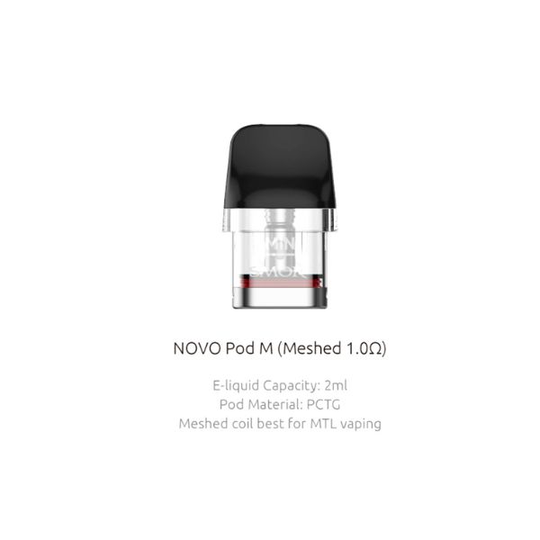 SMOK NOVO POD M 2ML REPLACEMENT POD 3PK/ BOX - Image 2