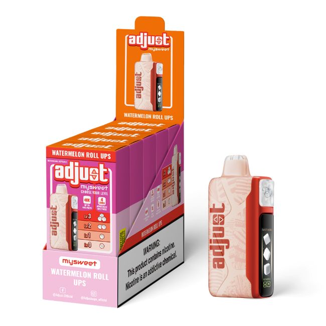 ADJUST MYSWEET 5% DISPOSABLE (100ML) 40K PUFFS 5CT/ BOX - Image 5