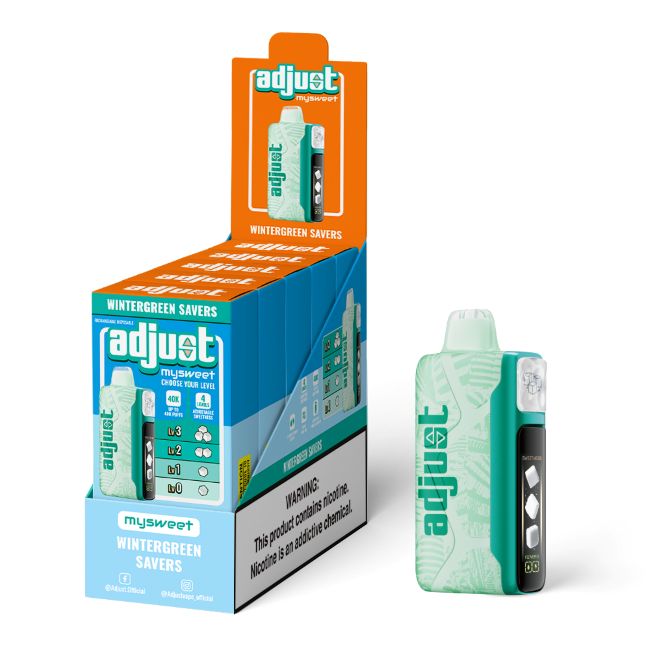ADJUST MYSWEET 5% DISPOSABLE (100ML) 40K PUFFS 5CT/ BOX - Image 6