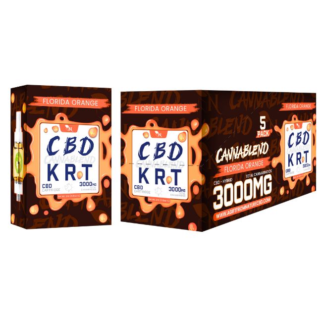 AGFN CANNA BLEND KRT 3GM CART 5CT/ BOX - Image 3