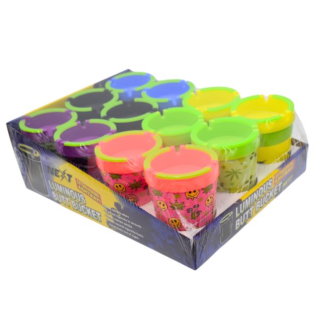 NEXT BUTT BUCKET ASHTRAY BOB MARLEY / WEED LEAF ASSORTED DESIGNS 12CT/ DISPLAY - Image 4