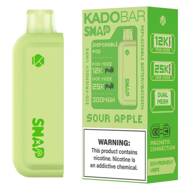 KADO BAR SNAP 5% DISPOSABLE POD (90ML) POW. MODE - 12K & NORM. MODE - 25K PUFFS 5CT/ BOX - Image 7
