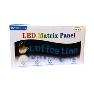 LEDMP1696PLUS LED STRIP SIGN MATRIX PANEL WITH REMOTE CONTROL (L 35.35'' W 7.56'')