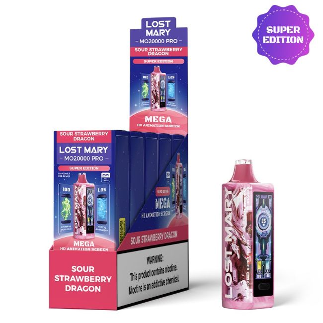 LOST MARY MO20000 PRO 5% DISPOSABLE (90ML) 20K PUFFS 5CT/ BOX - Image 2