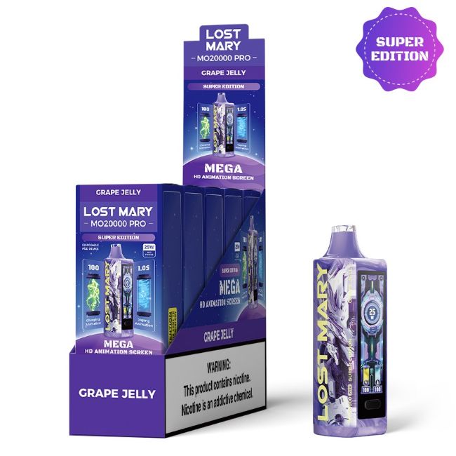 LOST MARY MO20000 PRO 5% DISPOSABLE (90ML) 20K PUFFS 5CT/ BOX - Image 5