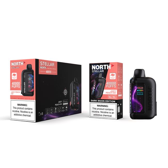 NORTH STELLAR DARK MOON EDI. 5% DISPOSABLE (100ML) 40K PUFFS 5CT/ BOX - Image 6