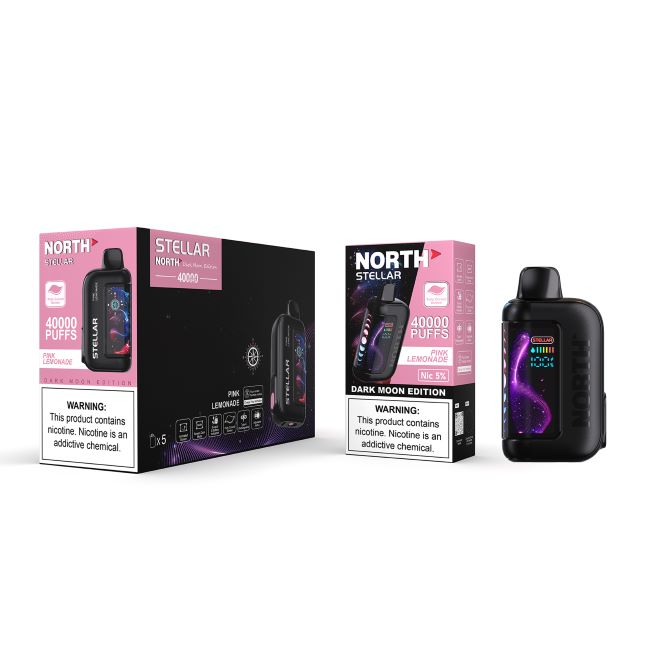 NORTH STELLAR DARK MOON EDI. 5% DISPOSABLE (100ML) 40K PUFFS 5CT/ BOX - Image 7