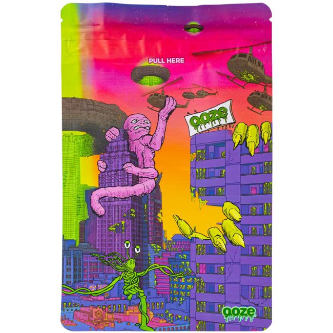 OOZE DESIGNER SERIES CHILD RESISTENT 1OZ SMELL PROOF MYLER BAGS 50CT - Image 3