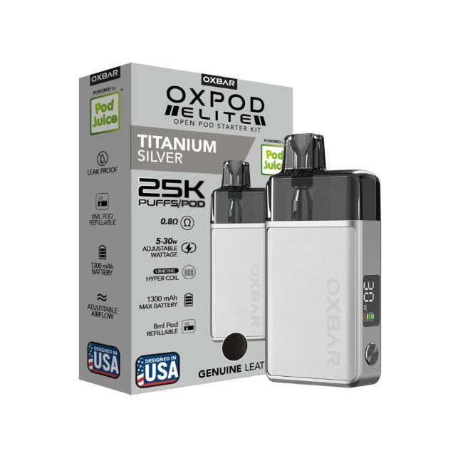 OXBAR OXPOD ELITE BY POD JUICE 1300mAH POD SYSTEM STARTER KIT 5CT/ BOX - Image 2