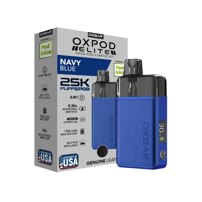 OXBAR OXPOD ELITE BY POD JUICE 1300mAH POD SYSTEM STARTER KIT 5CT/ BOX - Image 3