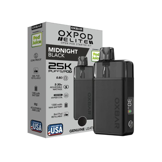 OXBAR OXPOD ELITE BY POD JUICE 1300mAH POD SYSTEM STARTER KIT 5CT/ BOX - Image 5