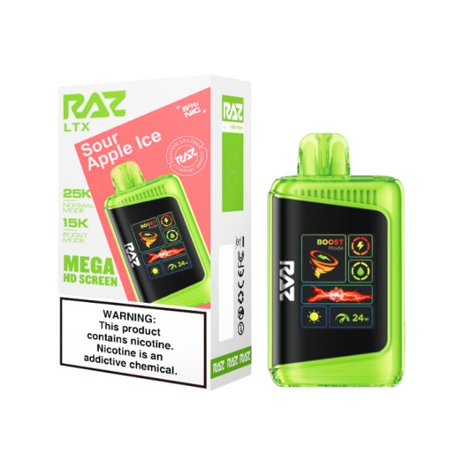 RAZ LTX 5% DISPOSABLE (80ML) 25K PUFFS 5CT/ BOX - Image 3