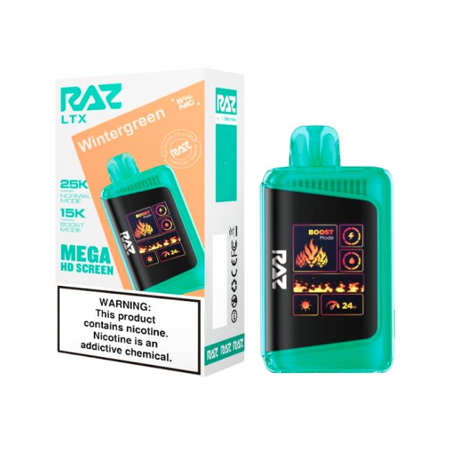 RAZ LTX 5% DISPOSABLE (80ML) 25K PUFFS 5CT/ BOX - Image 4