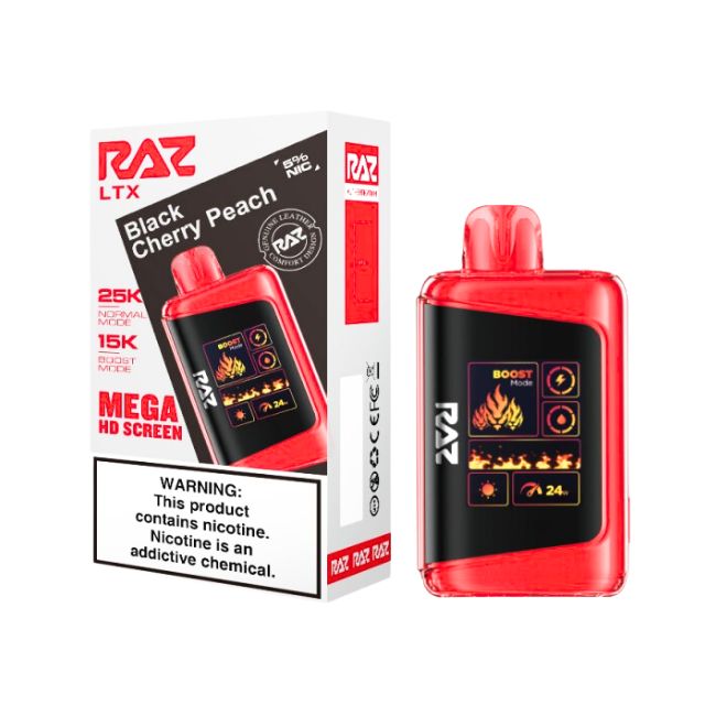 RAZ LTX 5% DISPOSABLE (80ML) 25K PUFFS 5CT/ BOX - Image 5