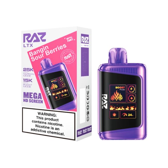 RAZ LTX 5% DISPOSABLE (80ML) 25K PUFFS 5CT/ BOX - Image 6