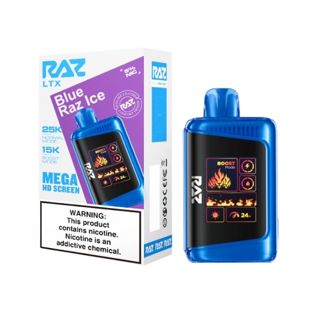 RAZ LTX 5% DISPOSABLE (80ML) 25K PUFFS 5CT/ BOX - Image 7