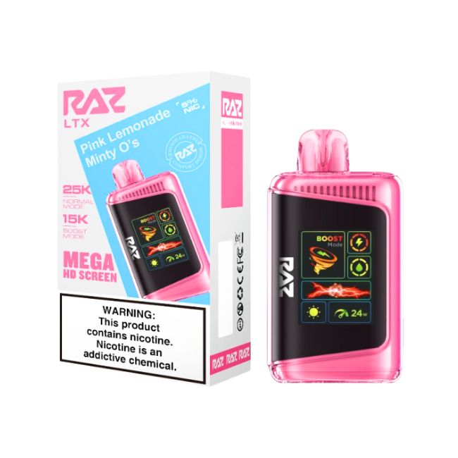 RAZ LTX 5% DISPOSABLE (80ML) 25K PUFFS 5CT/ BOX - Image 10