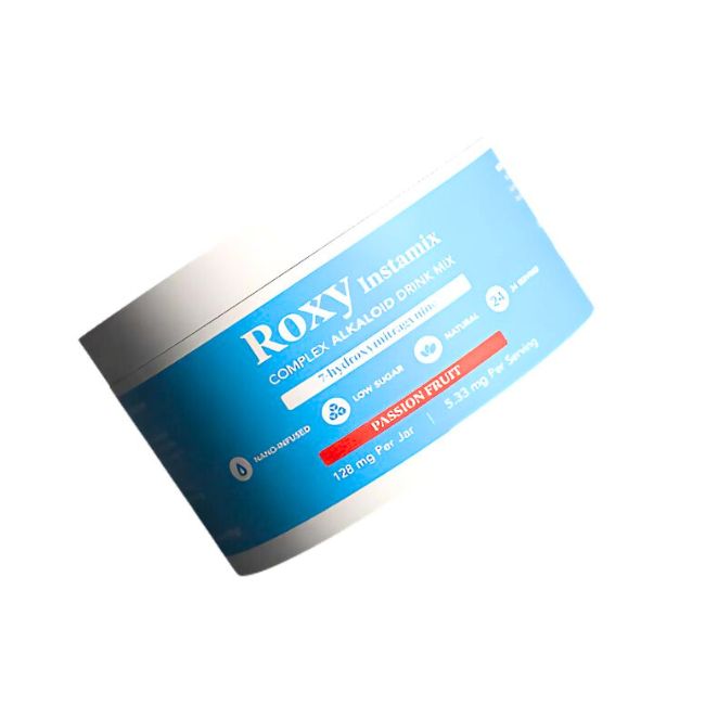 ROXY 7-HYDROXY INSTAMIX COMPLEX ALKALOID DRINK MIX POWDER 128MG 2.8OZ JAR - Image 3
