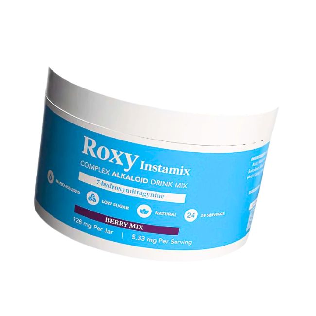 ROXY 7-HYDROXY INSTAMIX COMPLEX ALKALOID DRINK MIX POWDER 128MG 2.8OZ JAR - Image 4