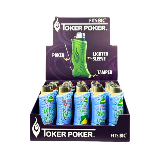 TOKER POKER POKE IT .PACK IT. PUFF.IT PAAS IT. (HOLIDAY EDITION BUDDY THE ELF) 25CT DISPLAY BOX - Image 3