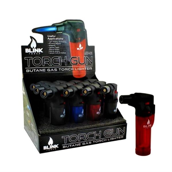 BLINK TORCH GUN FROSTED MED TG-01 TORCH LIGHTER (590) 12CT/ BOX
