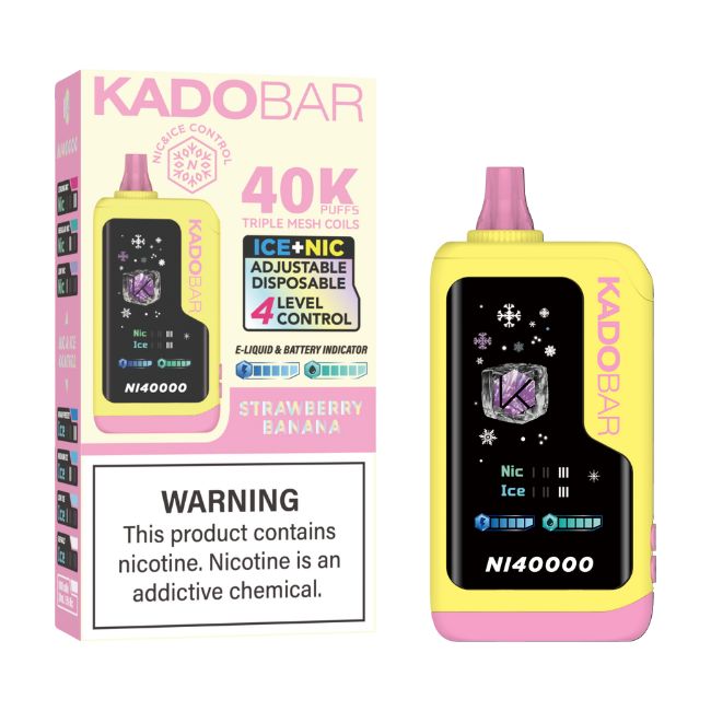 KADO BAR ICE + NIC CONTROL 5% DISPOSABLE (120ML) 40K PUFFS 5CT/ BOX - Image 2