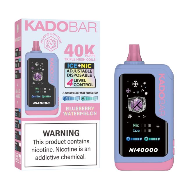 KADO BAR ICE + NIC CONTROL 5% DISPOSABLE (120ML) 40K PUFFS 5CT/ BOX - Image 4