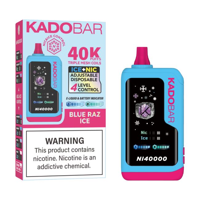 KADO BAR ICE + NIC CONTROL 5% DISPOSABLE (120ML) 40K PUFFS 5CT/ BOX - Image 7