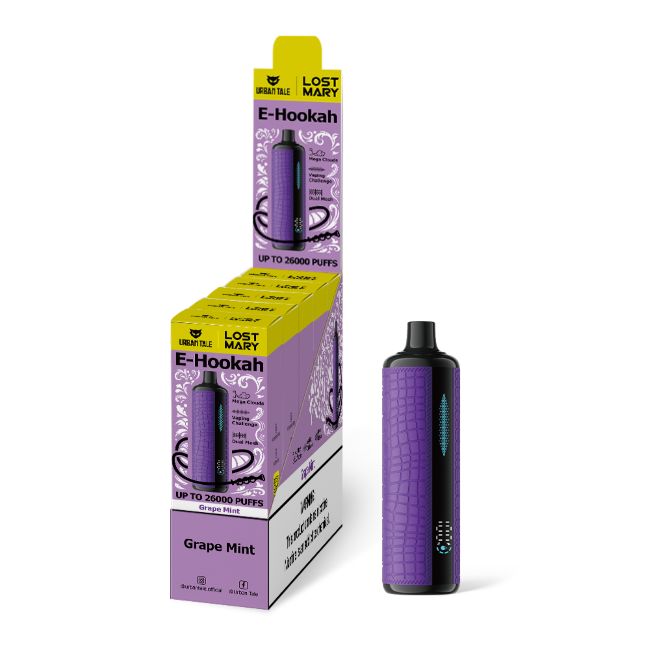 URBAN TALE X LOST MARY 6% E-HOOKAH DISPOSABLE (80ML) UPTO 26K PUFFS 5CT/ BOX - Image 5