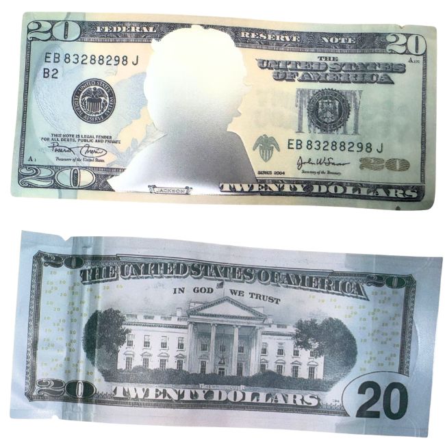 DOLLAR NOTES DESIGN 3.5GM MYLER BAGS 50CT - Image 3