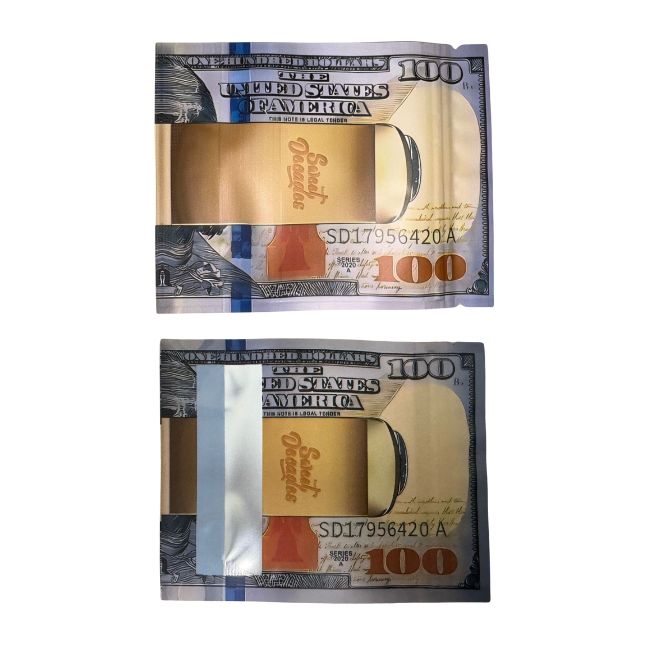 DOLLAR NOTES DESIGN 3.5GM MYLER BAGS 50CT - Image 6