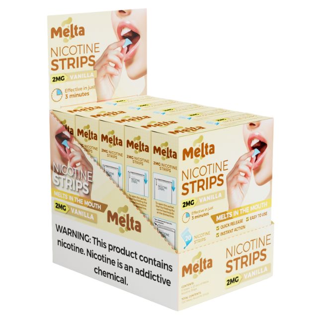 MELTA NICOTINE STRIPS 2MG 20PK 5CT/ BOX - Image 4