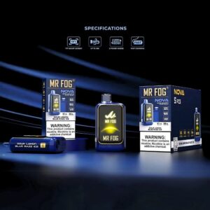 MRFOGNOVA36KDI001 MR FOG NOVA 5% DISPOSABLE (100ML) 36K PUFFS 5CT/ BOX