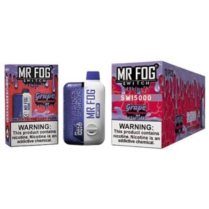 MRFOGSW15KDI5C001 MR FOG SWITCH 5% DISPOSABLE (85ML) 15K PUFFS 5CT/ BOX