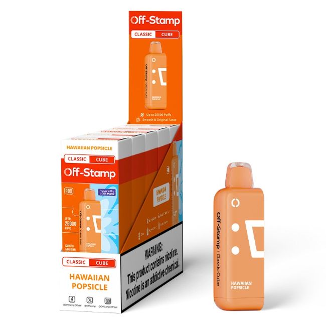 OFF STAMP CLASSIC CUBE BY LOST MARY 5% DISPOSABLE REFILL POD (90ML) 25K PUFFS 5CT/ BOX - Image 5