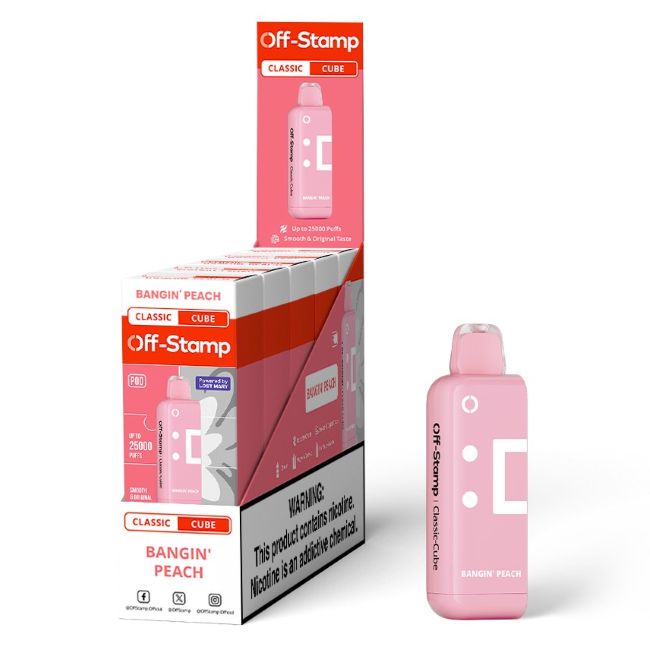 OFF STAMP CLASSIC CUBE BY LOST MARY 5% DISPOSABLE REFILL POD (90ML) 25K PUFFS 5CT/ BOX - Image 7