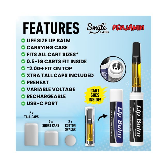 SMYLE LABS CHAPSTICK 400mAH CART BATTERY 5CT/ BOX - Image 2