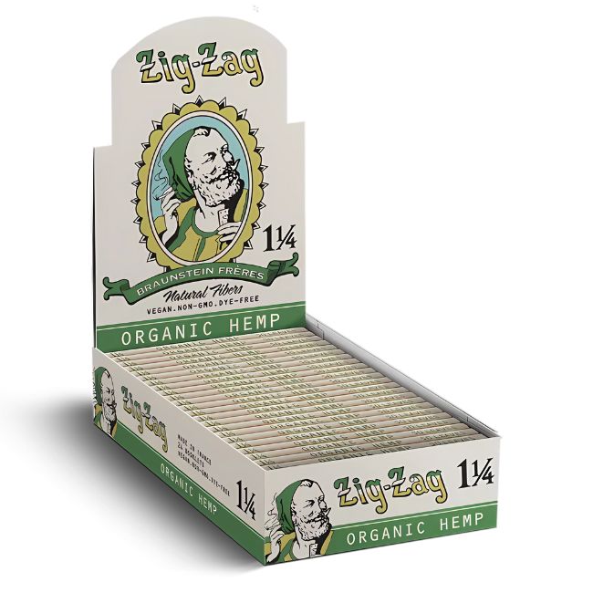ZIG ZAG BRAUNSTEIN FRERES VINTAGE SERIES NATURAL GUM ROLLING PAPER 24CT/ BOX - Image 2