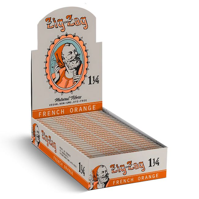 ZIG ZAG BRAUNSTEIN FRERES VINTAGE SERIES NATURAL GUM ROLLING PAPER 24CT/ BOX - Image 2