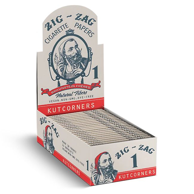 ZIG ZAG BRAUNSTEIN FRERES VINTAGE SERIES NATURAL GUM ROLLING PAPER 24CT/ BOX - Image 3