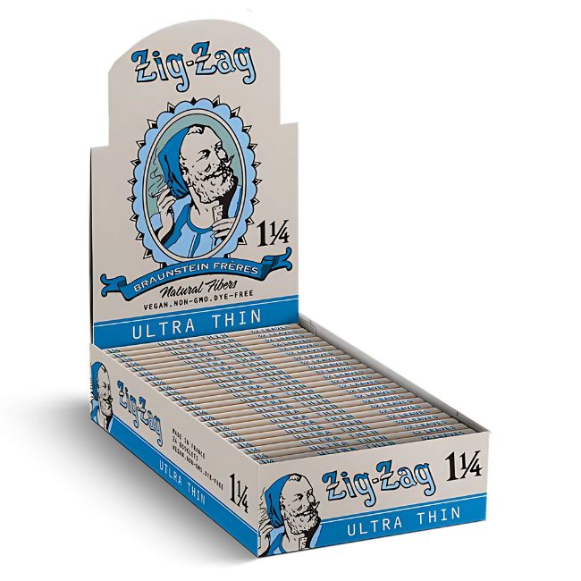 ZIG ZAG BRAUNSTEIN FRERES VINTAGE SERIES NATURAL GUM ROLLING PAPER 24CT/ BOX - Image 4