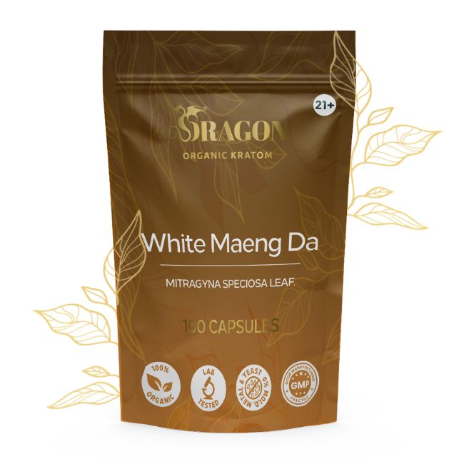 DRAGON ORGANIC KRATOM 100CT/ CAPSULES BAG - Image 2