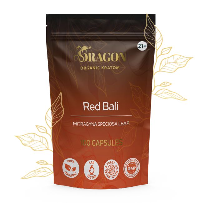 DRAGON ORGANIC KRATOM 100CT/ CAPSULES BAG - Image 5