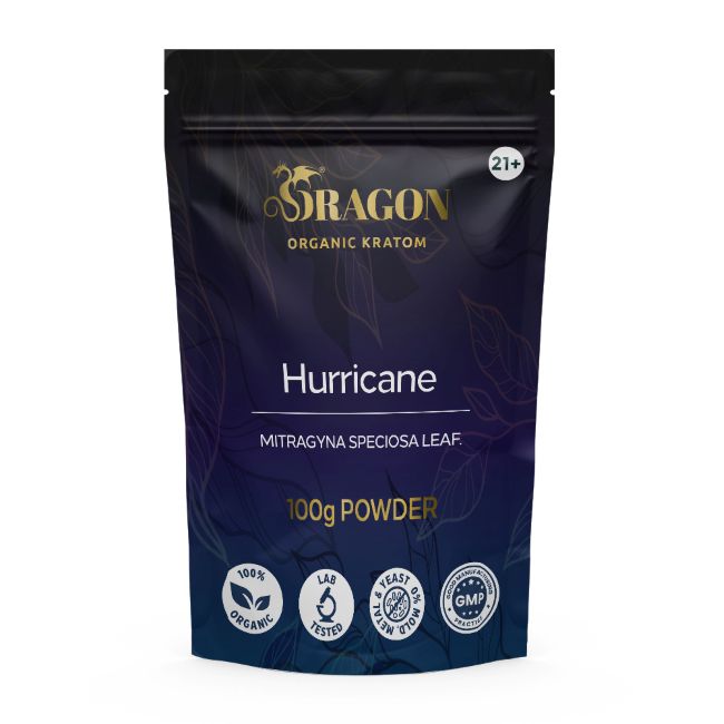 DRAGON ORGANIC KRATOM 100GM POWDER BAG - Image 2