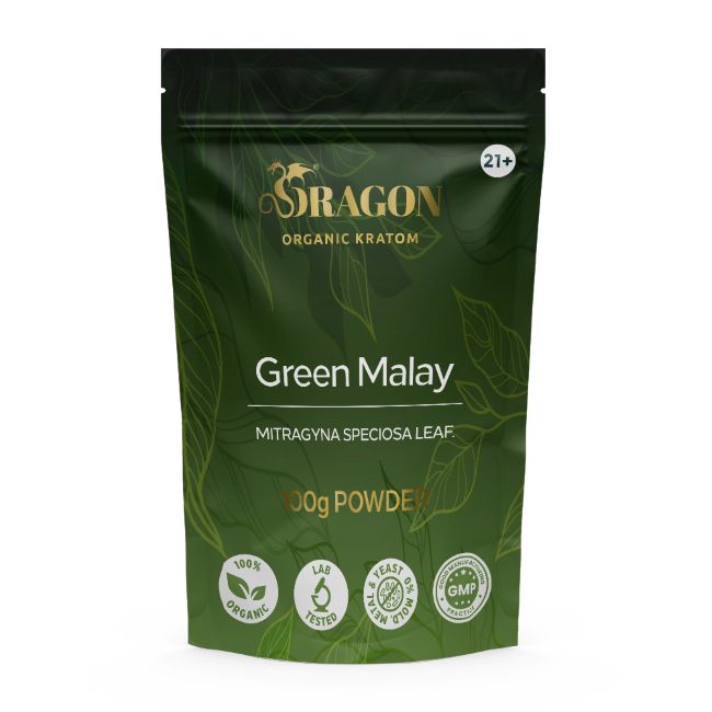 DRAGON ORGANIC KRATOM 100GM POWDER BAG - Image 7