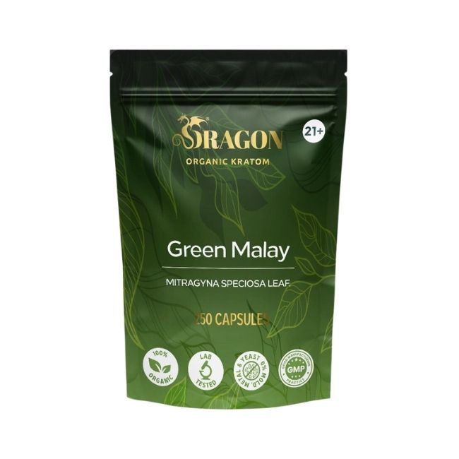 DRAGON ORGANIC KRATOM 250CT/ CAPSULES BAG - Image 2