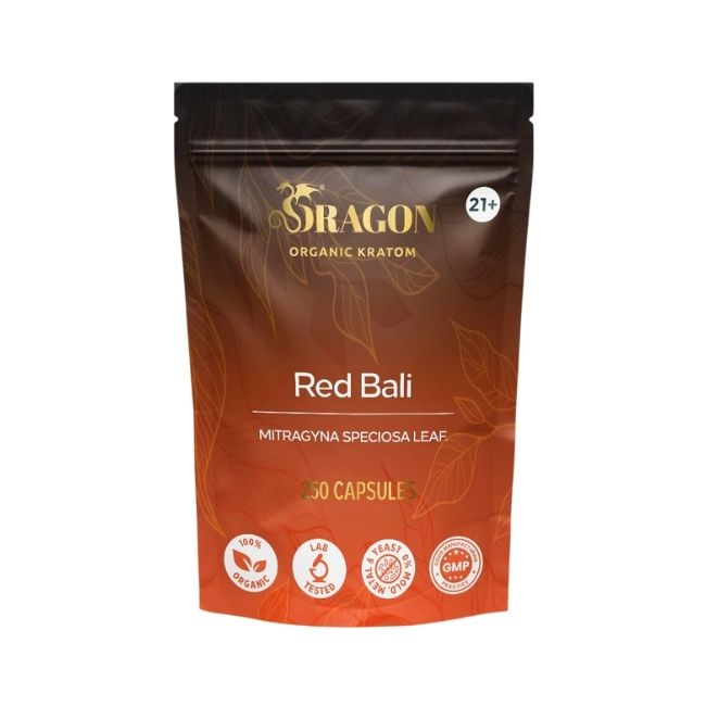 DRAGON ORGANIC KRATOM 250CT/ CAPSULES BAG - Image 4
